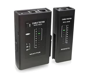 SURFOU Network Cable Tester PoE, Ethernet UTP Cat Rj45 Socket Cat5 Cat5e Cat6a Cat6 Cat7 Data Testers Tool Kit Digital, Ideal Rj11 Port Patch Lan Checker Remote Distance