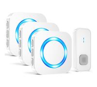 SURFOU Wireless Doorbell, Waterproof Cordless Remo