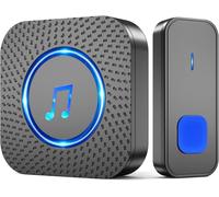 SURFOU Wireless Doorbell, Waterproof Wall Plug-in Cordless Door Chime Kit at 13