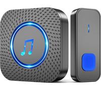 SURFOU Wireless Doorbell, Waterproof Wall Plug-in Cordless Door Chime Kit at 13