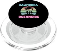 Surf's up Oceanside California Surfer Design with Palm Tree PopSockets PopGrip for MagSafe