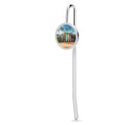 Surf's Up Surfboard Metal Bookmark 1.2" Personalized Book Marks Hook Funny Bookmarks for Women Men Cute Bookmark for Teachers Friends Reading Cool Book Marker Book Lover Gifts