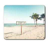 Surfs Up Surfing Beach Mouse Mat Pad Computer PC Laptop Gaming Office Home Desk Accessory Gadget 2465