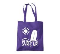 Surfs Up Waves Surfing Ocean Tote Shopping Bag 10 Litres Capacity 42 x 38cm