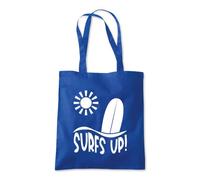 Surfs Up Waves Surfing Ocean Tote Shopping Bag 10 Litres Capacity 42 x 38cm