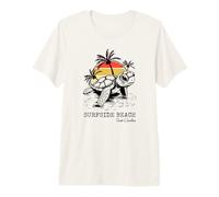 Surfside Beach South Carolina Save Loggerhead Sea Turtle Art Premium T-Shirt
