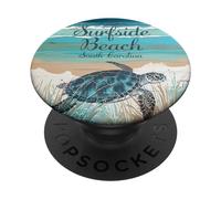 Surfside Beach South Carolina Sea Turtle Beach Decor PopSockets Adhesive PopGrip