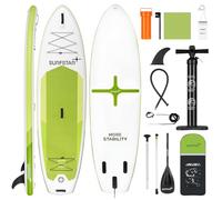 Surfstar Inflatable Paddle Board with Welding Technology, 34" Ultra Wide Inflatable SUP Paddleboards with Camera Mount and iSup Accessories, All Around Stand UP Paddle Boards for Adults & Youth