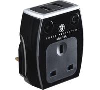 Surge Adaptor + Usb Gloss Black SRGAUSBPB3-MP
