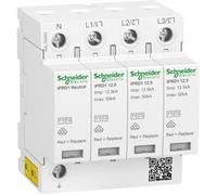 Schneider A9L16482 Modular Surge Arrester Type 1+2 | 3P+N | Acti9 iPRD1 12.5