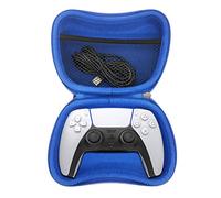 Surge Pro Gamer Pack (11 pcs) Accessory Kit, PlayStation 5 DualSense Controller Starter Pack, w/EVA Controller Case, Controller Grips, Thumb Grips, Braided Charge Cable