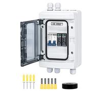 Surge Protection PV DC Isolator Switch Lightning Protection Circuit Breaker 500 VDC 2-Pin 40 A 20-40 KA Solar Voltage Protection for Photovoltaic IP65 Waterproof