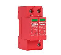 Surge Protective Arrester Device Rail Installation 2P DC SPD 1000V 600V Photovoltaic Lightning Protector House Surge Protective Low-Voltage Arrester Device 40KA (DC 800V)
