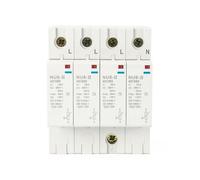 Surge Protective Device 1P 2P 3P 4P 15kA 40KA 65KA 100KA NU6-II 40/385 Surge Arrester Protect Electric 385V AC 1Pcs(2,15-40KA)