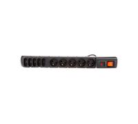 Surge Protector Extension Lead 10 Outlet ACAR S10 3m Black