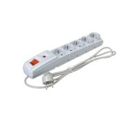 Surge Protector Extension Lead 5 Outlet with/u ACAR F5 1.5m Grey