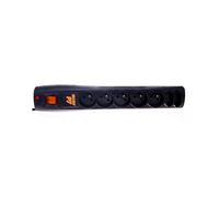 Surge Protector Extension Lead 7 Outlet ACAR P7 1.5m Black