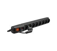 Surge Protector Extension Lead 8 Outlet with/u ACAR S8 5m Black