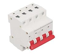 Surge Protector, Maximum 400V 4500A Breaking Capacity Multifunctional Surge Protection Breaker Device Good on Off Effect No Stuck for Power Equipments Automatic switch (Color : 4p)