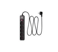Surge Protector Strip AK-SP-05B 5 CEE Outlets 7/5 (Type E) 3m