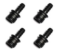 Surgeflo Quad Port Fittings for Quad Water System Pump (3/8" Hose Barb - Straight)