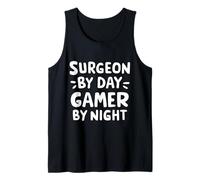 Surgeon by Day Gamer by Night Operating Room Surgery Humor Tank Top