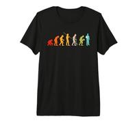 Surgeon Evolution Retro Surgery Medicine Doctor Hospital Premium T-Shirt