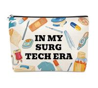 Surgeon Gift Surgical Tech Makeup Bag Nurse Doctor Gift Thank You Gifts for Surgery Nurse Surgical Technologist Present Cosmetic Bag Medical Student Surgery Appreciation Retirement Graduation Gifts