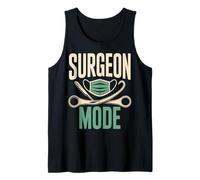 Surgeon Mode Funny Surgery Mask Tools Doctor Tank Top