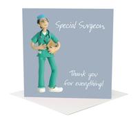 Surgeon thank you card - post op card - Thanks for Everything