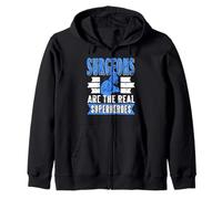 Surgeons Are The Genuine Life Saving Superheroes Zip Hoodie