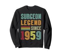 Surgery Legend 1959 66 Years Scalpel 66th Birthday Surgeon Sweatshirt