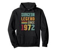 Surgery Legend 1972 53 Years Scalpel 53rd Birthday Surgeon Pullover Hoodie