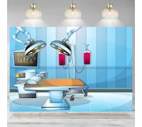 Surgery Operating Room Backdrop Hospital Medical Photography Background Nursing School Doctor Party Decoration Banner 210X150cm