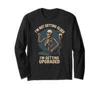 Surgery Patient Getting Upgraded Fun Mens Get Well Long Sleeve T-Shirt