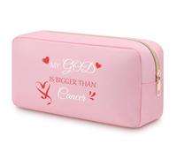 Surgery Recovery Gifts Makeup Bag for Friends Daughter Sister Girl Breast Cancer Survivor Presents for Women Toiletry Bag Cancer Awareness Gifts Oxford Cloth Cosmetic Travel Pouch