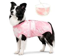 Surgery Recovery Suit for Female Male Dog, Soft Onesie After Spay Neuter, L | E-Collar Cone Alternative, Bandana Included, Large Dogs Full Body Surgical Suits After Spayed Neutered, Medical Pet Bodysuit