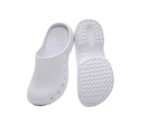 Surgery Shoes Women Nurse Comfortable Waterproof Short Surgical Operating Room Medical Shoes, Light Non Slip Work Shoes for Men, Chefs Kitchen Nurses Clogs for Work(White,43-44)
