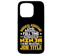 Surgical Assistant Job Title - Funny Medical Professional Case for iPhone 15 Pro