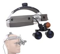 Surgical Binocular Loupes with LED Light, 2.5X/3.5X Magnification, 350-480mm Working Distance for Medical Examination and Surgery