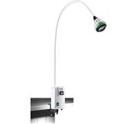 surgical examination lamp 9w Led Dental Medical Surgical Examination Light， For Gynaecology, Outpatient, Stomatology, Ent, Flexible Gooseneck (Color : Guide Rail Clip)