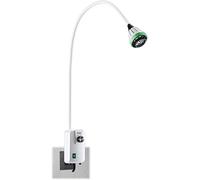surgical examination lamp 9w Led Dental Medical Surgical Examination Light， For Gynaecology, Outpatient, Stomatology, Ent, Flexible Gooseneck (Color : Guide Rail Clip)