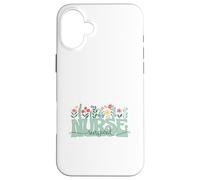 Surgical Nurse Floral Design - Cute Medical Graphic Case for iPhone 16 Plus