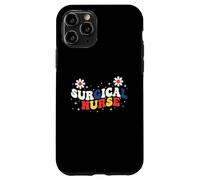 Surgical Nurse Registered Nurse Retro Groovy Daisy Case for iPhone 11 Pro