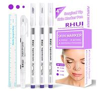 Surgical Skin Marker Pen 4-Pack Professional Sterile Tip Markers Scribes Purple, Individually Wrapped (Tip Size:0.5mm/1mm/3.5mm)