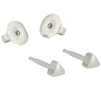 Surgical Steel Sterile Stud Earrings with Triangle 4 mm