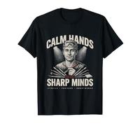 Surgical Tech Calm Hands Sharp Minds OR Precision T-Shirt