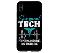 Surgical Tech OR Tech Scrub Tech Case for iPhone XS Max