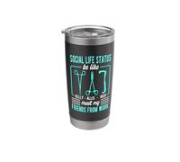 Surgical Tech Social Life Status Quote Surgical Technology Stainless Steel Insulated Tumbler