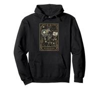 Surgical Tech Tarot Card The Mind Reader Skeleton Scrub Tech Pullover Hoodie